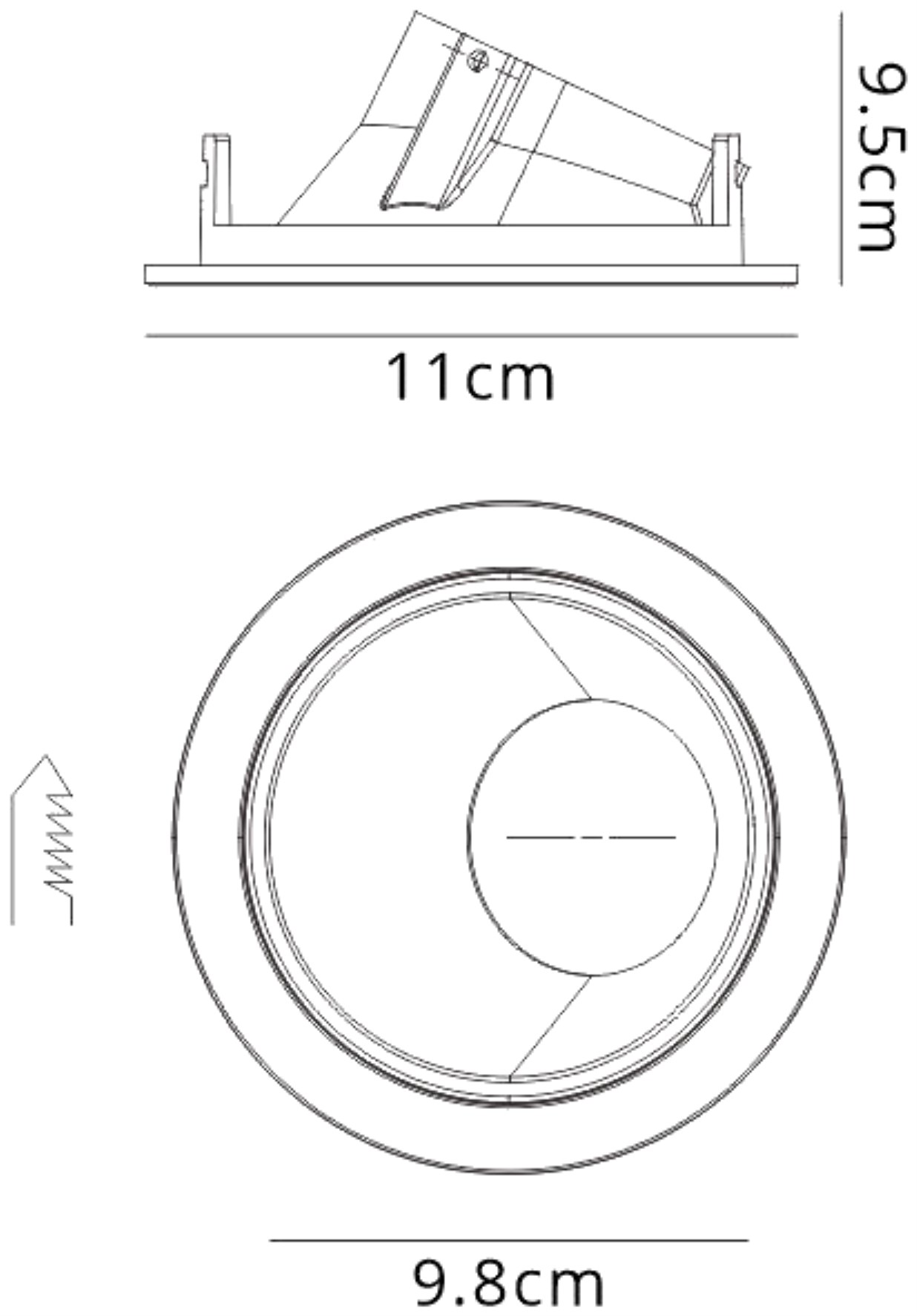 Brandon Recessed Ceiling Luminaires Mantra Fusion Round Recess Ceiling